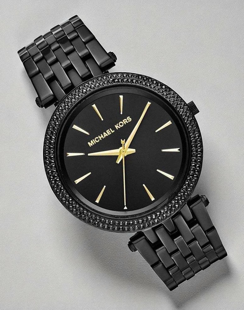 Michael Kors Women S Darci Mk3337 Black Stainless Steel Quartz Watch Watch Pakistan