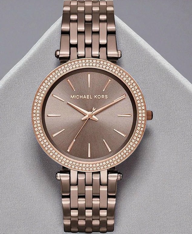 Michael Kors Women S Darci Sabletone Watch Pakistan