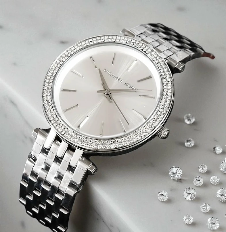 Michael Kors Women S Darci Silver Tone Watch Pakistan