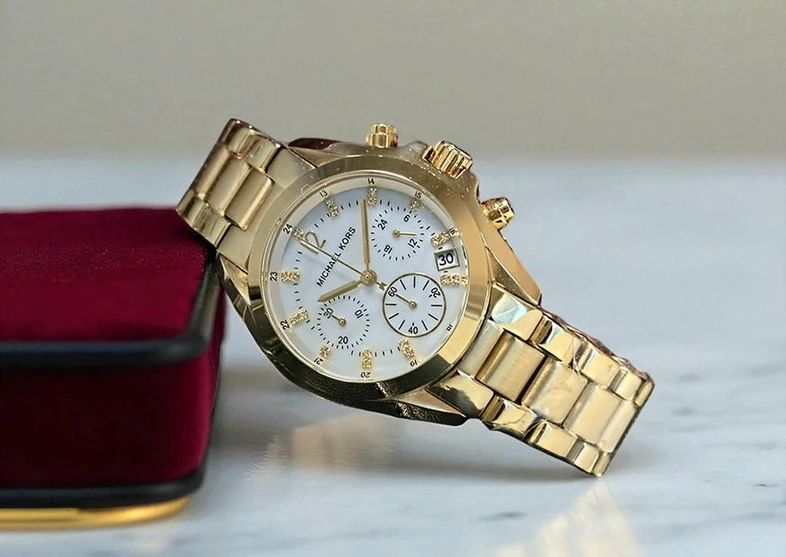 Michael Kors Women S Gold Tone Chronograph Watch Pakistan
