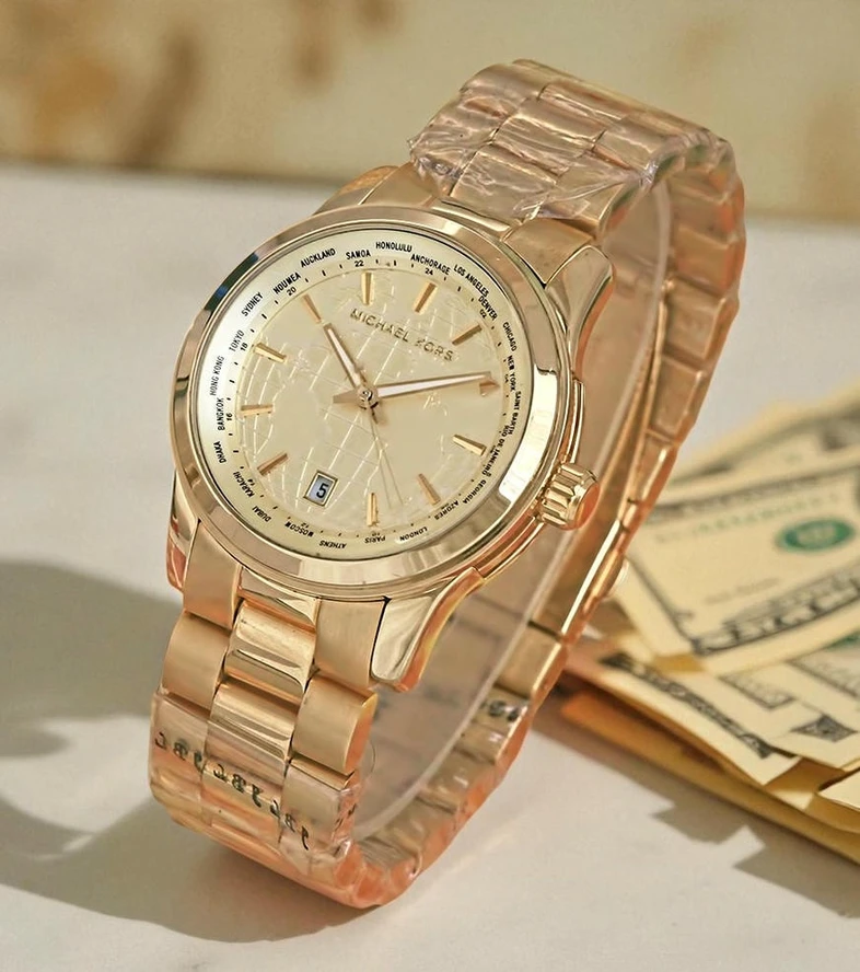 Michael Kors Women S Gold Tone Watch Pakistan