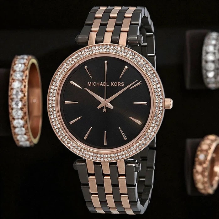 Michael Kors Women S Mk3584 Darci Crystal Two Tone Watch Pakistan