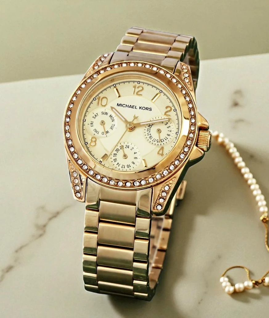 Michael Kors Women S Mk5639 Blair Gold Tone Watch Pakistan