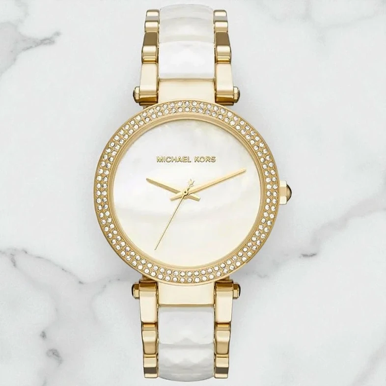 Michael Kors Women S Parker Gold Tone Watch Pakistan