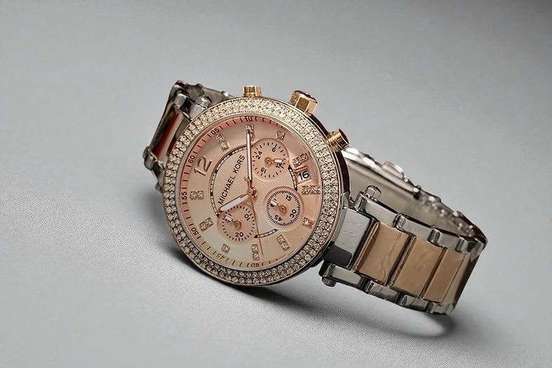 Michael Kors Women S Parker Two Tone Watch Pakistan