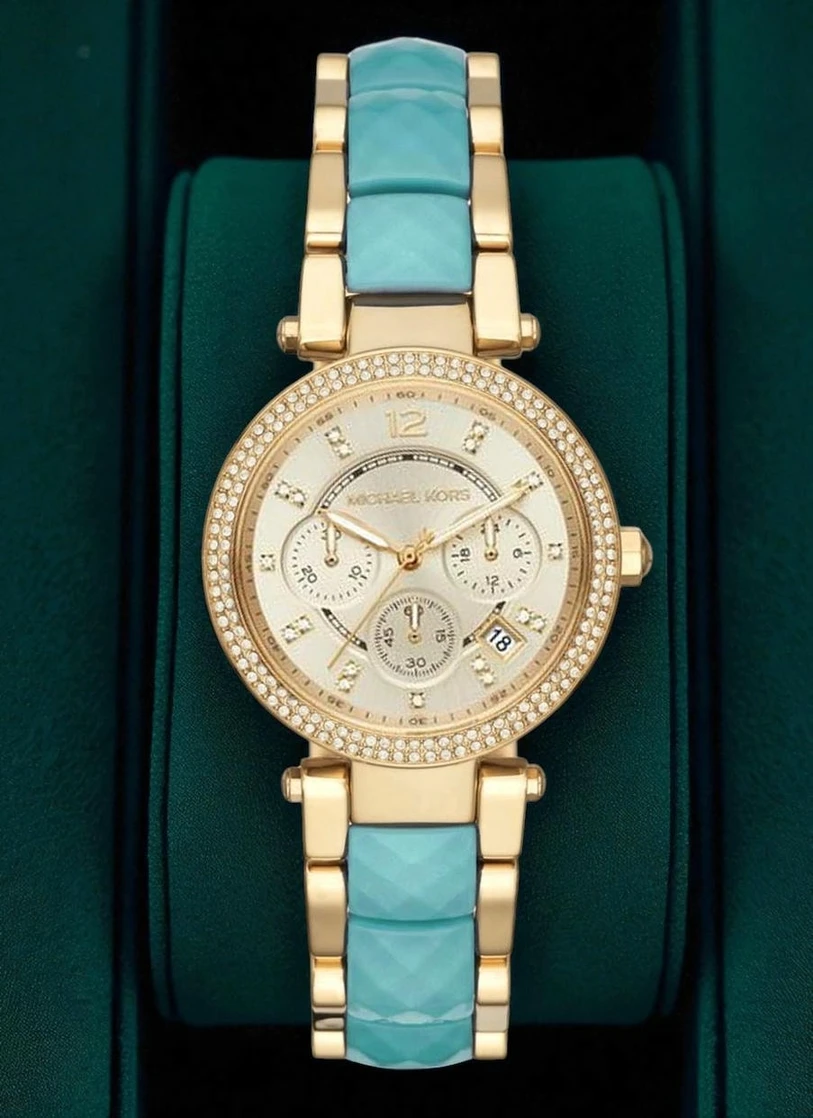 Michael Kors Women S Parker Two Tone Watch Pakistan