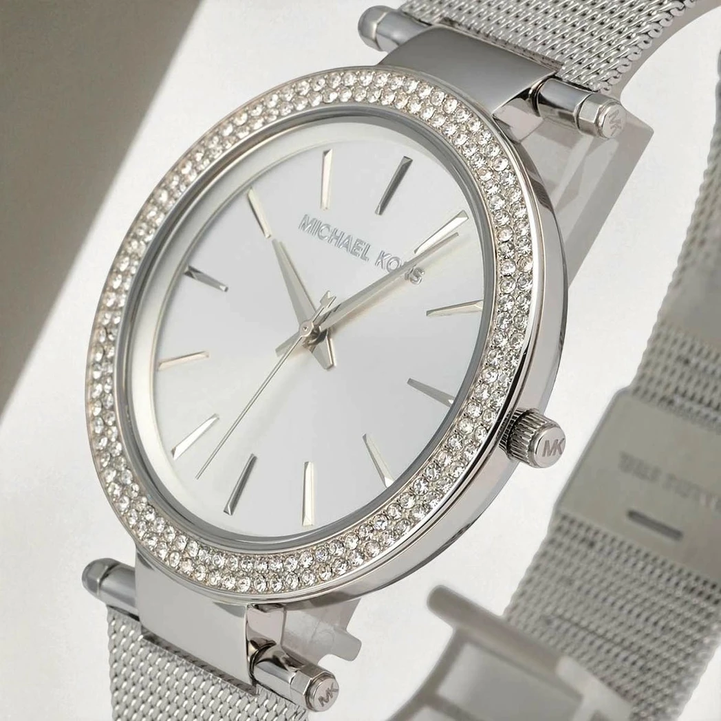 Michael Kors Womens Darci Stainless Steel Mesh Bracelet Watch Pakistan