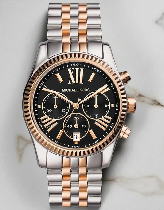 Michael Kors Womens Lexington Two Tone Watch 1 Pakistan