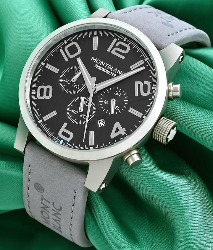 Montblanc Timewalker Black Dial Chronograph Watch 1768331028 C180ab32