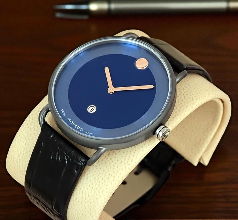 Movado Classic Ultra Slim Sheffer Blue Dial Pakistan 1765831579 0092d16b