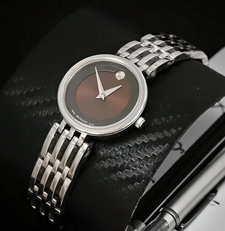 Movado Ladies Brown Dial Watch Pakistan 1765831580 B5670667