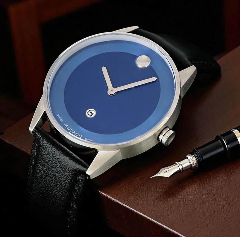 Movado Museum Classic Blue Dial Watch Pakistan 1765831582 1562450d
