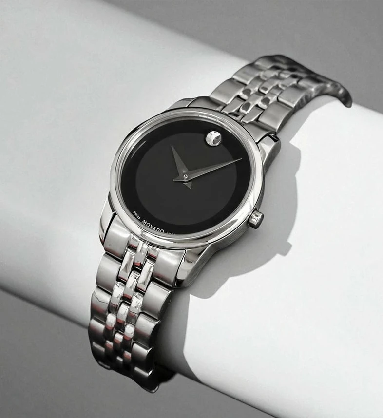 Movadoladies Museum Classic Black Museum Dial Watch Watches Price 116 Pakistan 1765831584 E55257b7