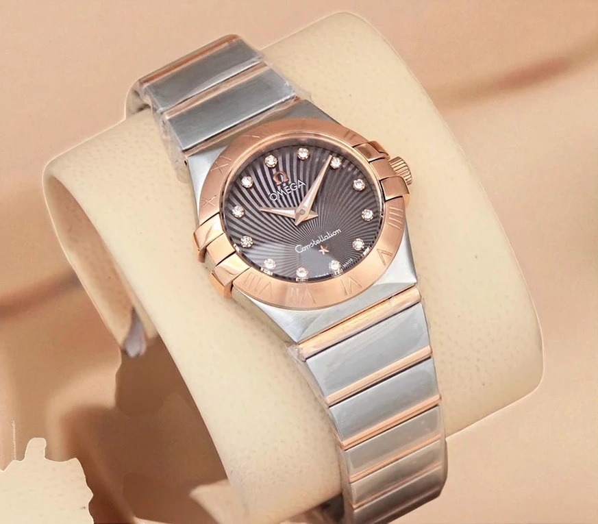 Omega Constellation Brown Dial Ladies Pakistan 1765831609 Fc87c056