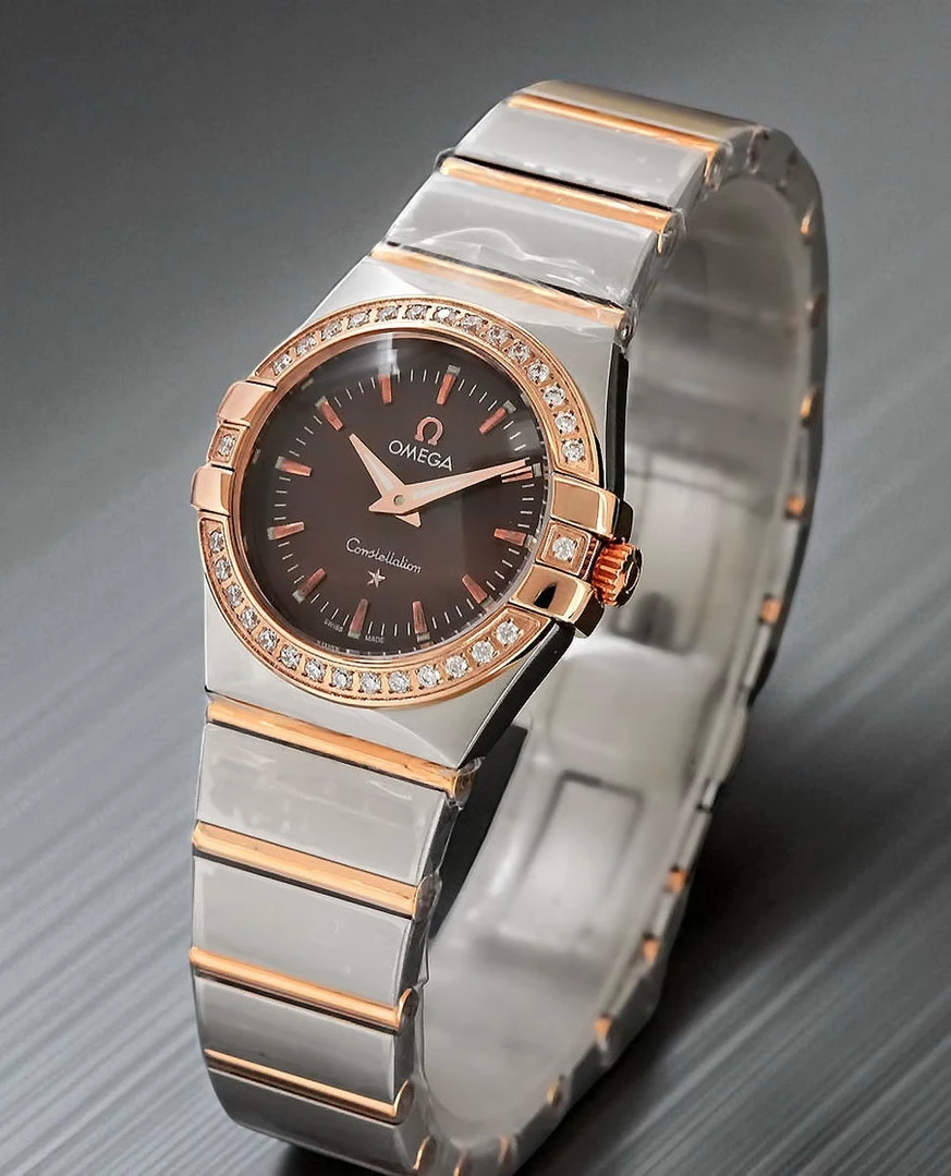 Omega Constellation Brown Dial Ladies Watch Pakistan 1765831609 B9382c2b