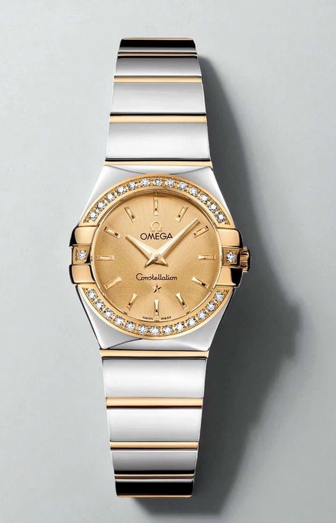 Omega Constellation Champagne Dial Watch Compressed Pakistan