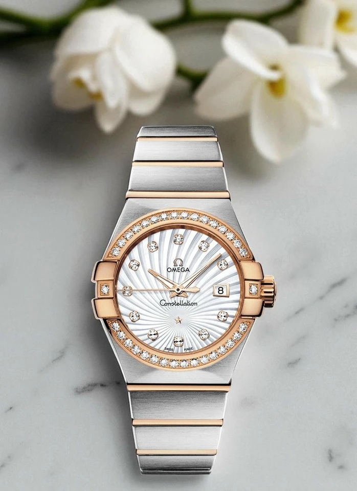 Omega Constellation Diamond Bezel Watch Pakistan 1765831614 Ce445174