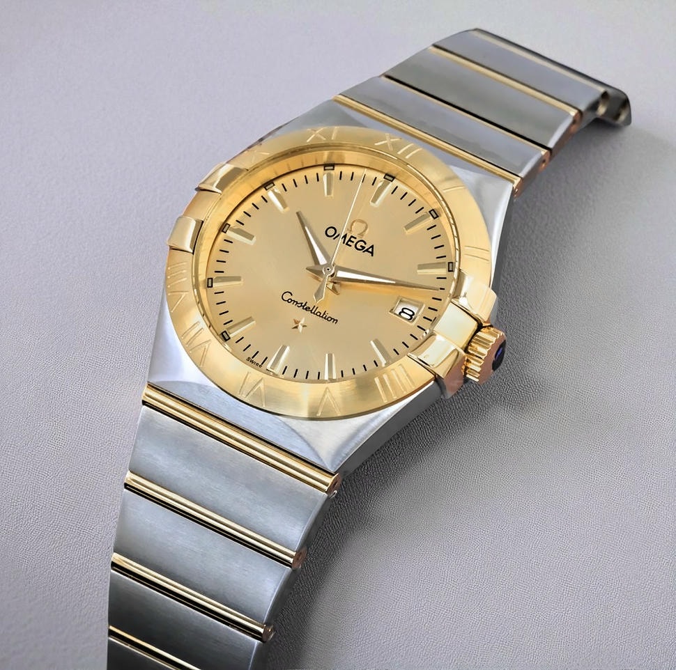 Omega Constellation Two Tone Gold Dial Watch Pakistan