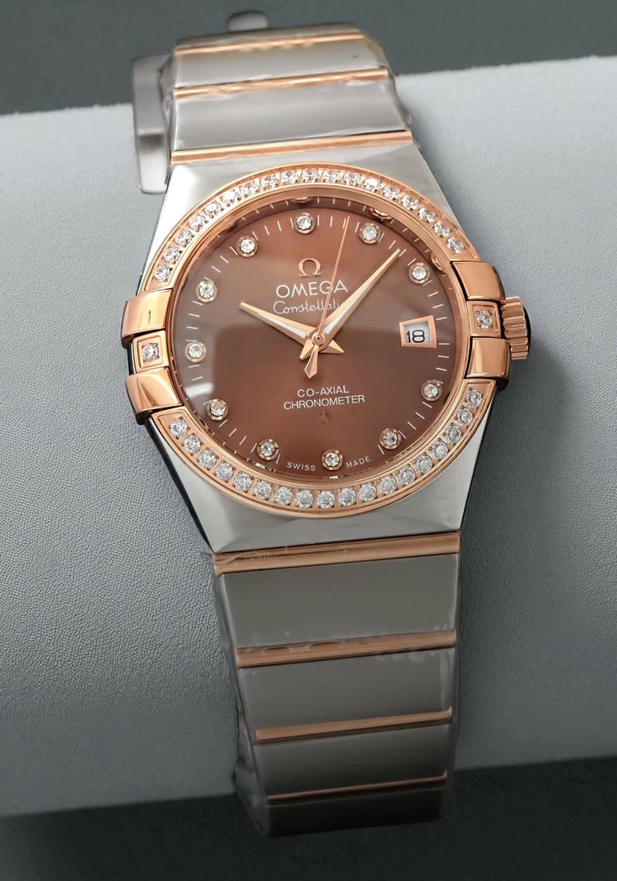 Omega Constellation Unisex Brown Dial Watch Pakistan 1765831618 6c1baa05