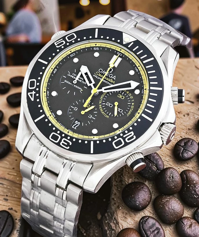 Omega Seamaster Diver 300m Co Axial Chronograph Mens Watch Photoroom