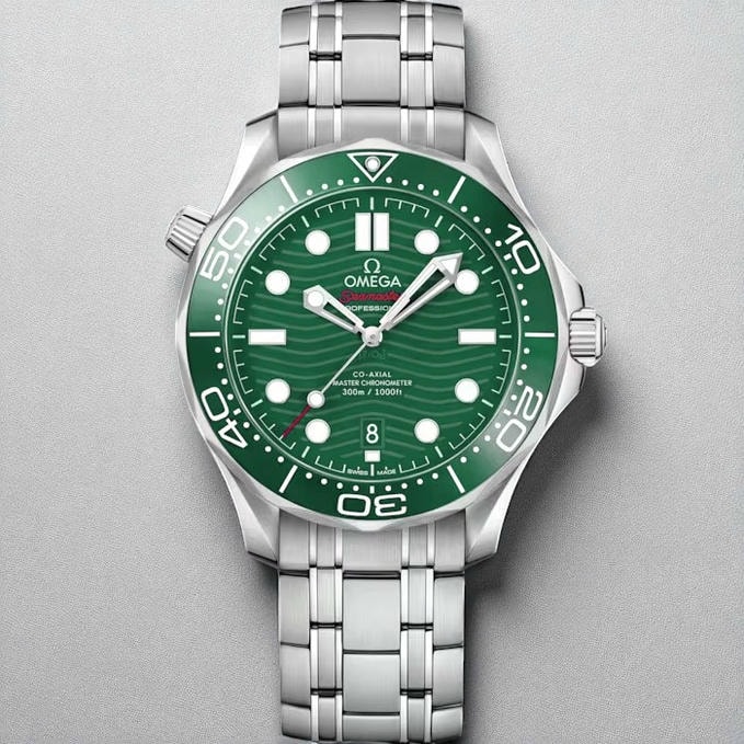 Omega Seamaster Diver 300m Co Axial Green Dial Watch Pakistan 1765831633 5cd45603