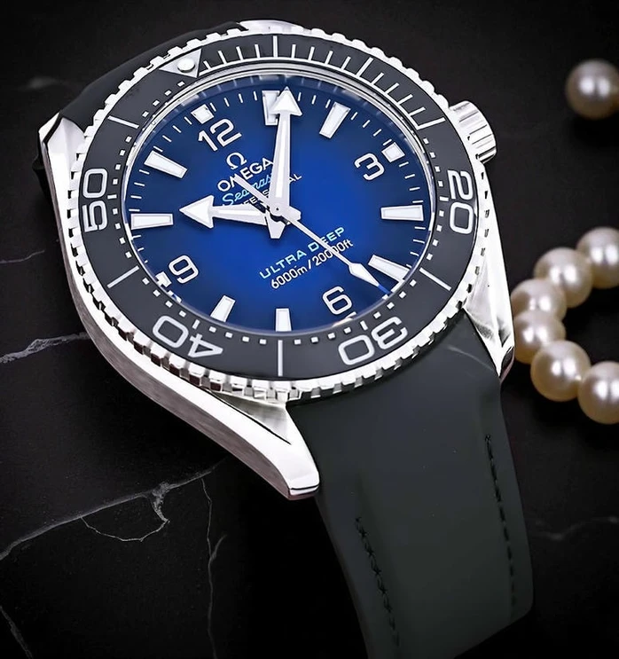 Omega Seamaster Planet Ocean 6000m Ultra Deep Blue Dial Watch Pakistan