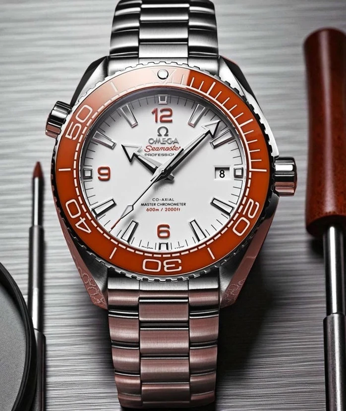 Omega Seamaster Planet Ocean 600m Master Chronometer Orange Watch536 1 Pakistan