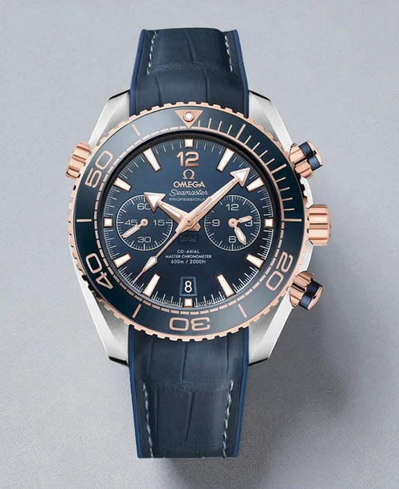 Omega Seamaster Planet Ocean Chronograph Blue Mens Watch Pakistan