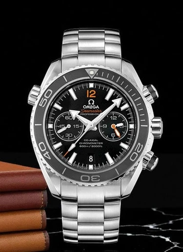 Omega Seamaster Planet Ocean Chronograph Watch 3 Pakistan