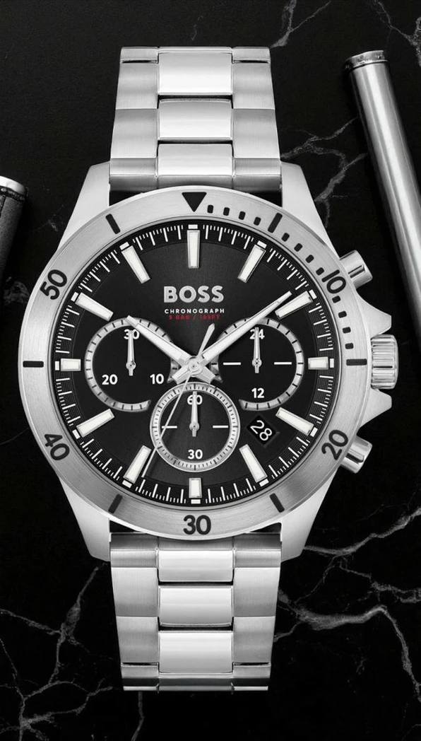 Boss Black Dial Chronograph Watch Pakistan 1765831675 05a6d424