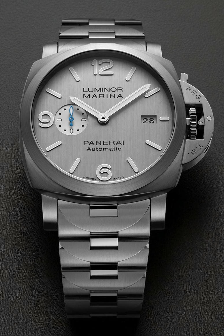 Panerai Luminor 1950 Automatic Silver Dial Men S 42 Mm Watch Pam00977 Pakistan