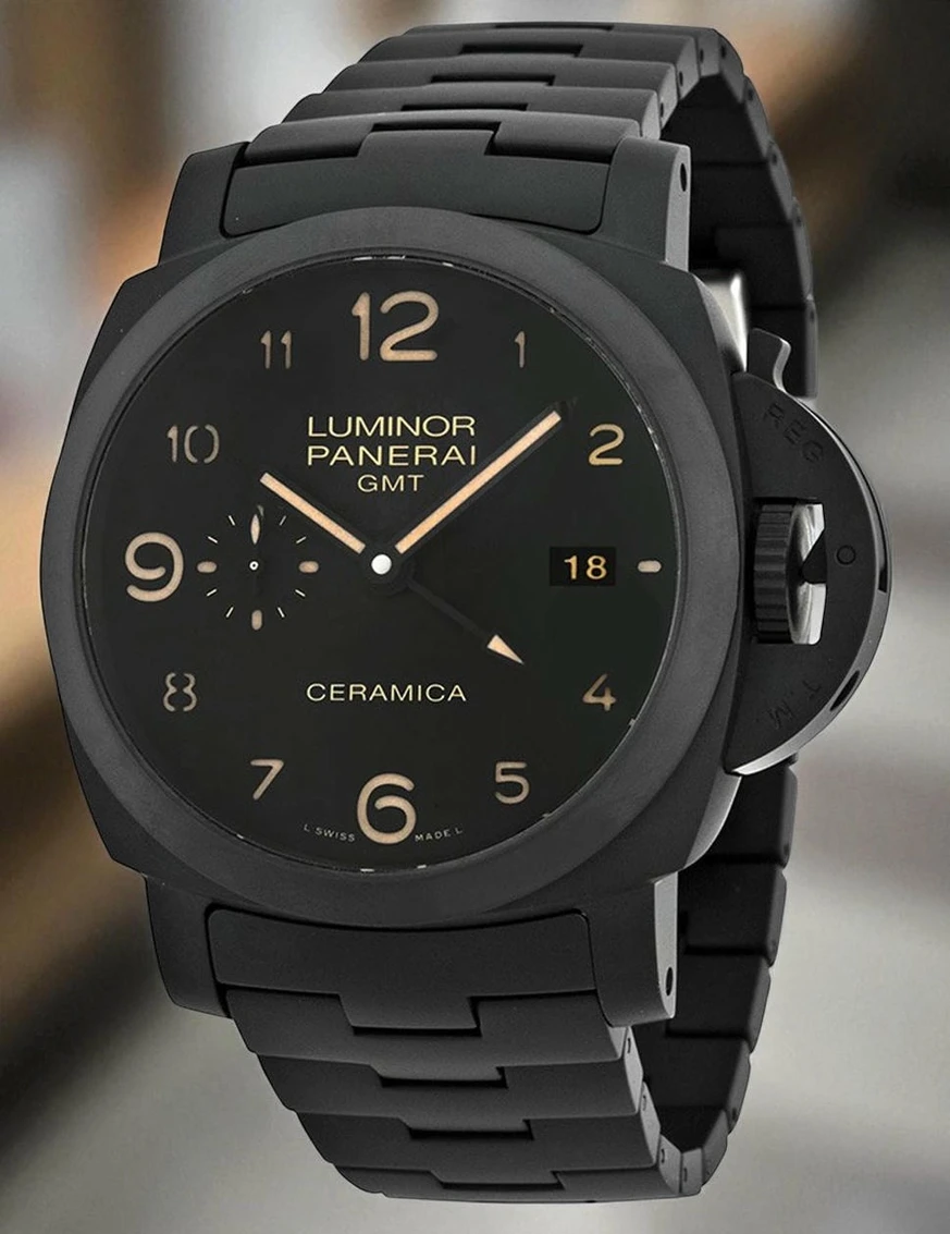 Panerai Luminor 1950 Tuttonero Gmt Black Dial Black Ceramic Mens Watch Pakistan 1765831693 F98eb1d0