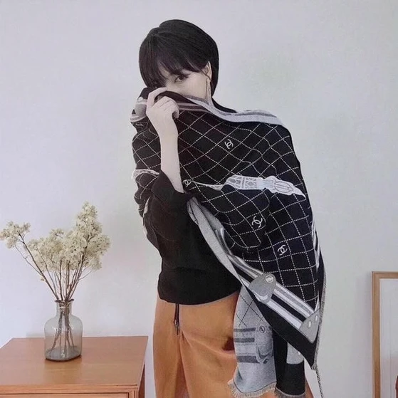 Chanel Women Cashmere Scarf Pakistan 1765831733 417bab47