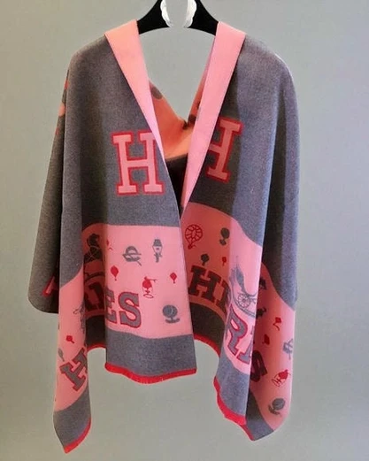 Hermes Pashmina Cashmere Wool Scarf Pakistan