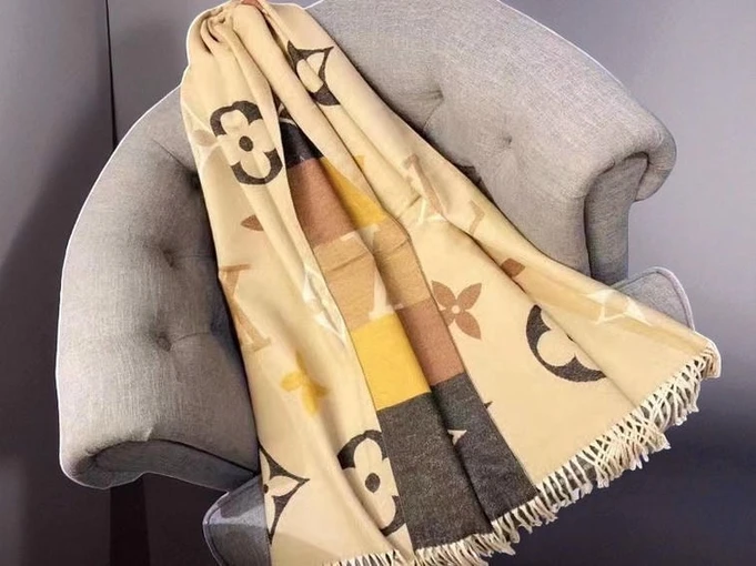 Louis Vuitton Wool Cashmere Scarf 116843 Pakistan