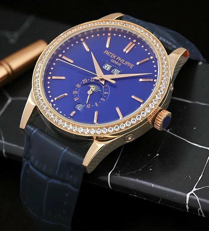 Patek Philippe Annual Calendar Blue Diamond Watch Pakistan 1765831807 F15a560a