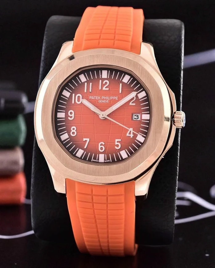 Patek Philippe Aquanaut Orange Dial Watch Pakistan 1765831811 74c6b255