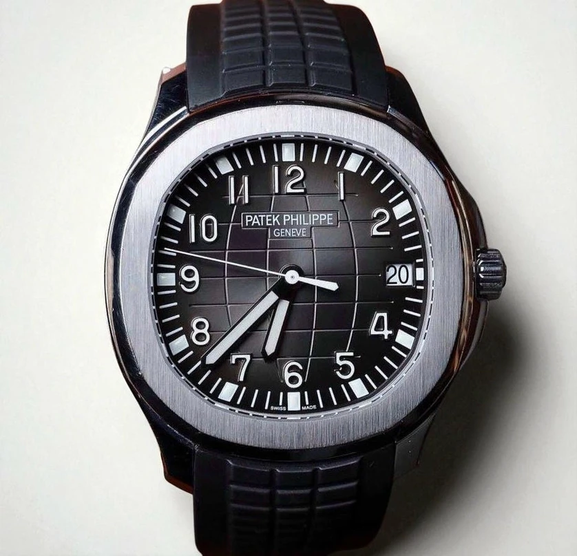 Patek Philippe Aquanaut Steel Mens Rubber Strap Watch Pakistan 1765831811 E7f52b59