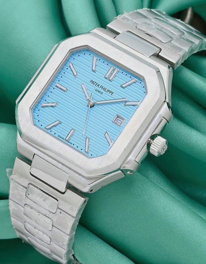 Patek Philippe Cubitus Light Blue Dial Watch