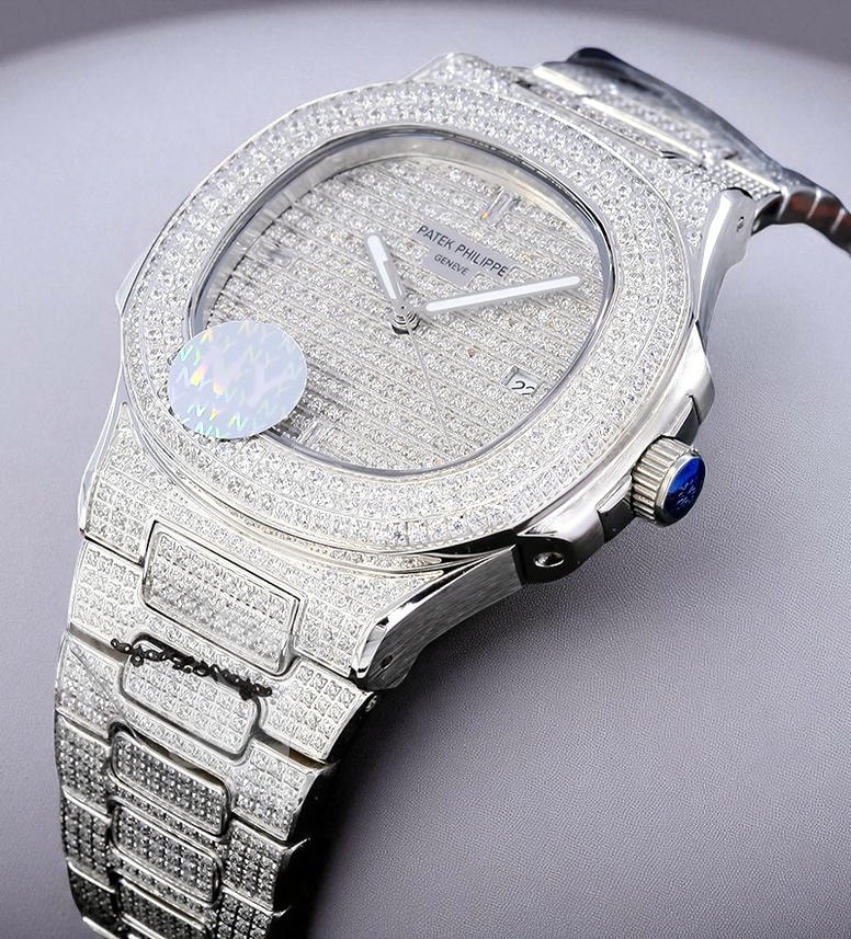 Patek Philippe Nautilus Automatic Diamond Silver Dial 2 Pakistan