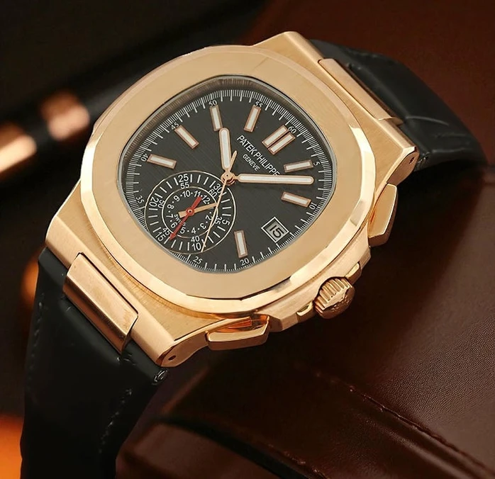 Patek Philippe Nautilus Black Straps Watch Pakistan 1765831821 B20b7f60