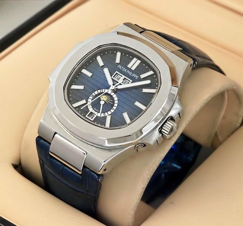 Patek Philippe Nautilus Blue Dial Watch Patek Philippe Nautilus Pakistan 1765831822 7612446c