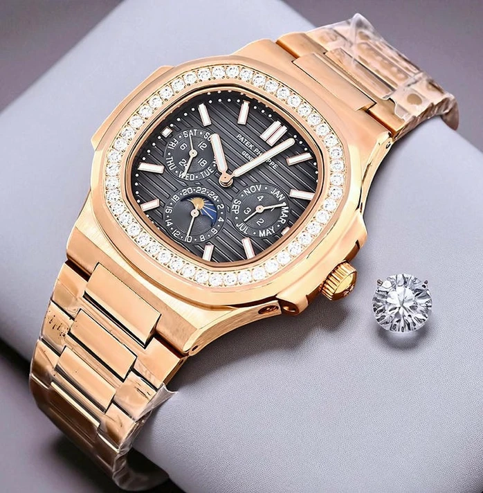 Patek Philippe Nautilus Diamond Bezel Watch Pakistan 1765831828 Cd4a383f