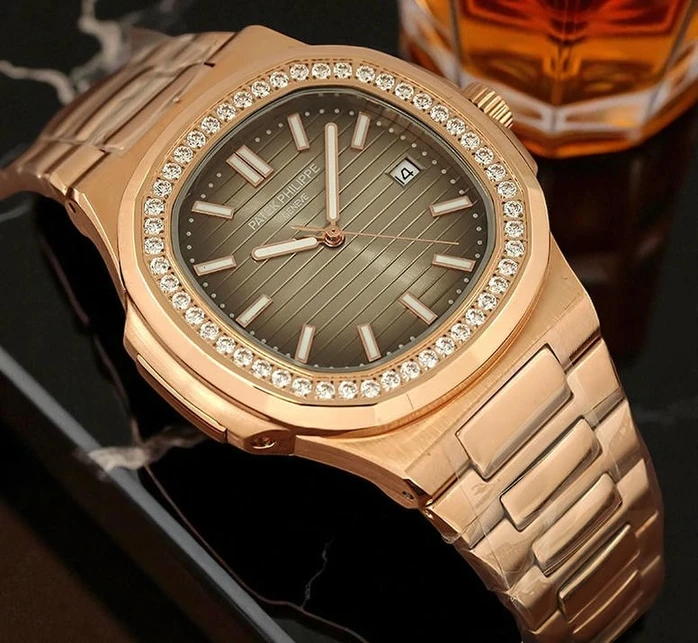 Patek Philippe Nautilus Gray Dial Watch Pakistan 1765831828 D13ead04