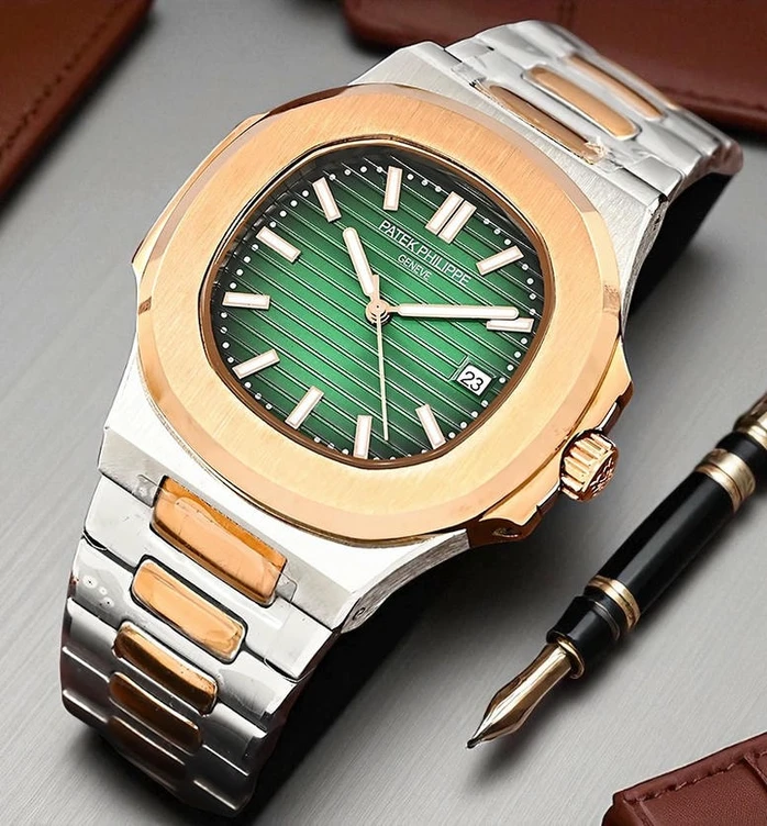 Patek Philippe Nautilus Green Dial Men S Watch Pakistan