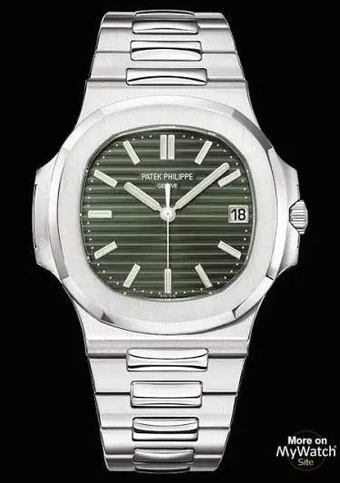 Patek Philippe Nautilus Self Winding Sunburst Olive Green