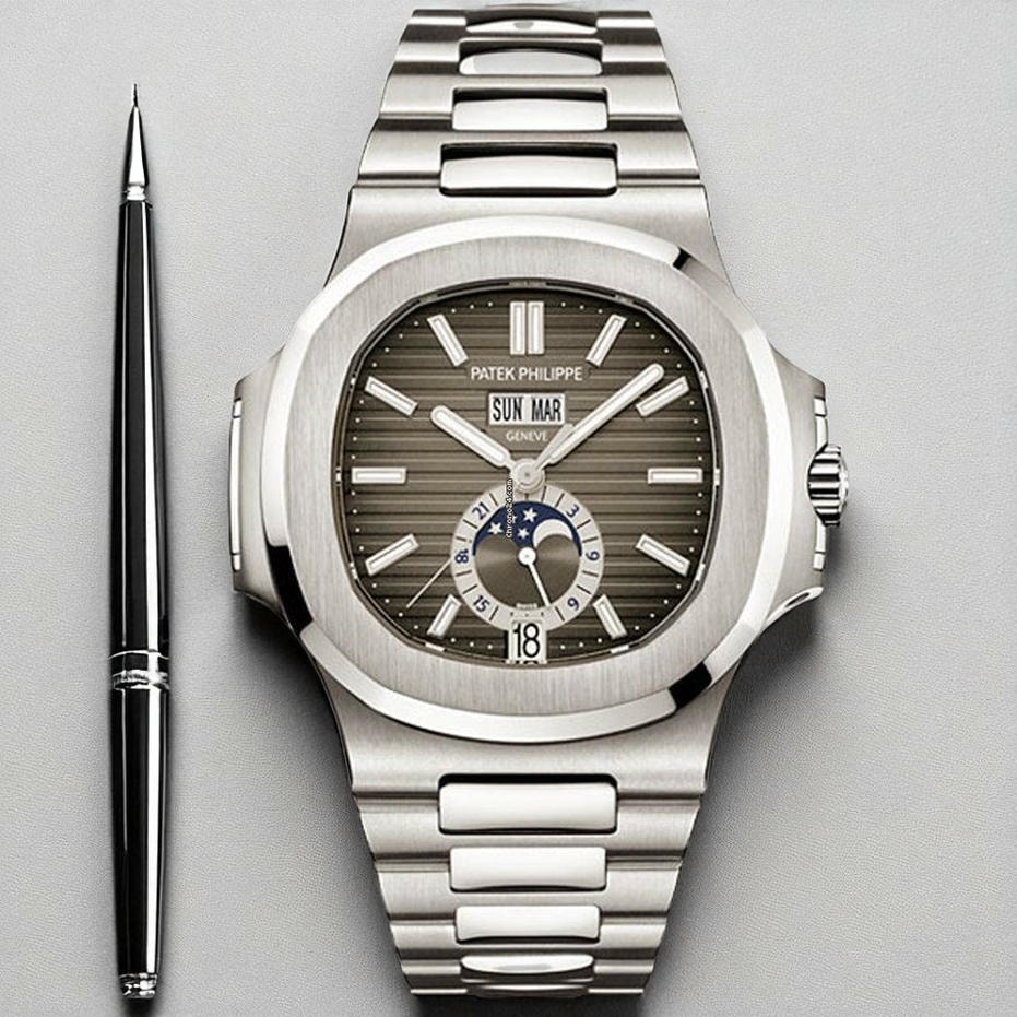 Patek Philippe Nautilus Silver Watches In Pakistan 1765831837 Bd0a4a00