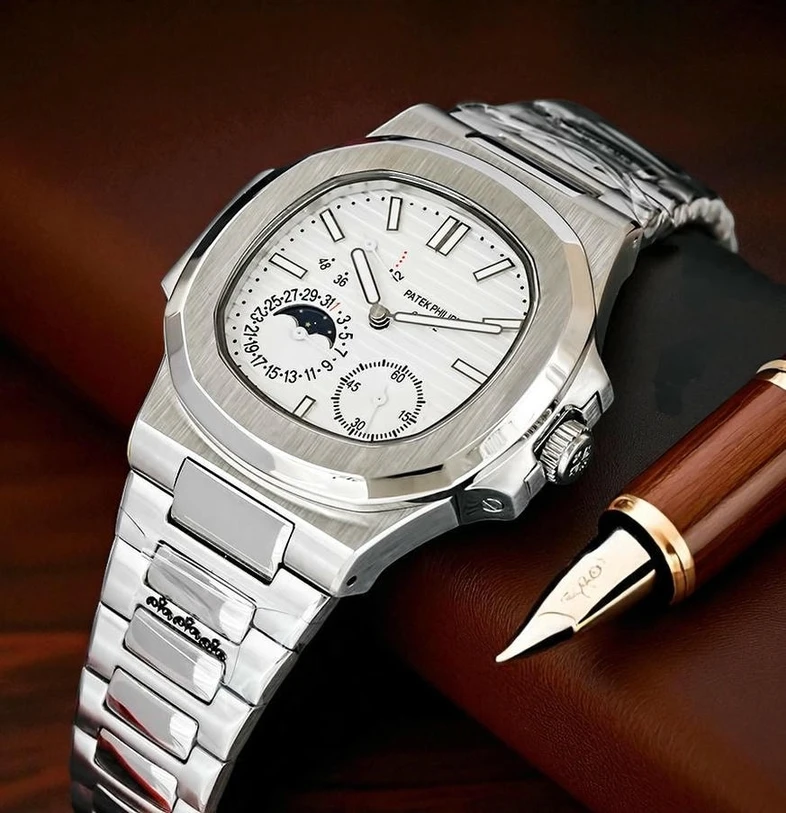 Patek Philippe Nautilus White Dial Watch Pakistan