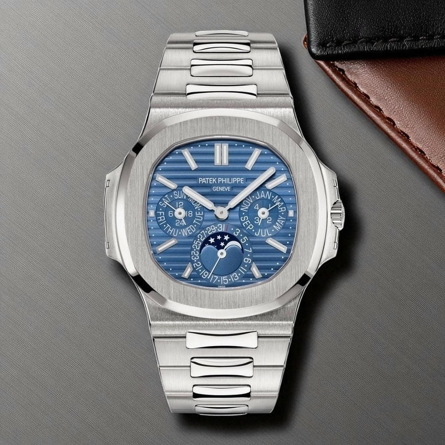 Patek Philippe White Gold Nautilus Perpetual Calendar Watch Ref 5740 5740 1g 001 1 Pakistan