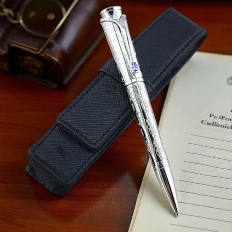 Mewah Princesse Grace De Monaco Perak Terukir Desain Bunga Mb Bolpoin Alat Tulis Perlengkapan Kantor Pena Jpg 640x640 Pakistan